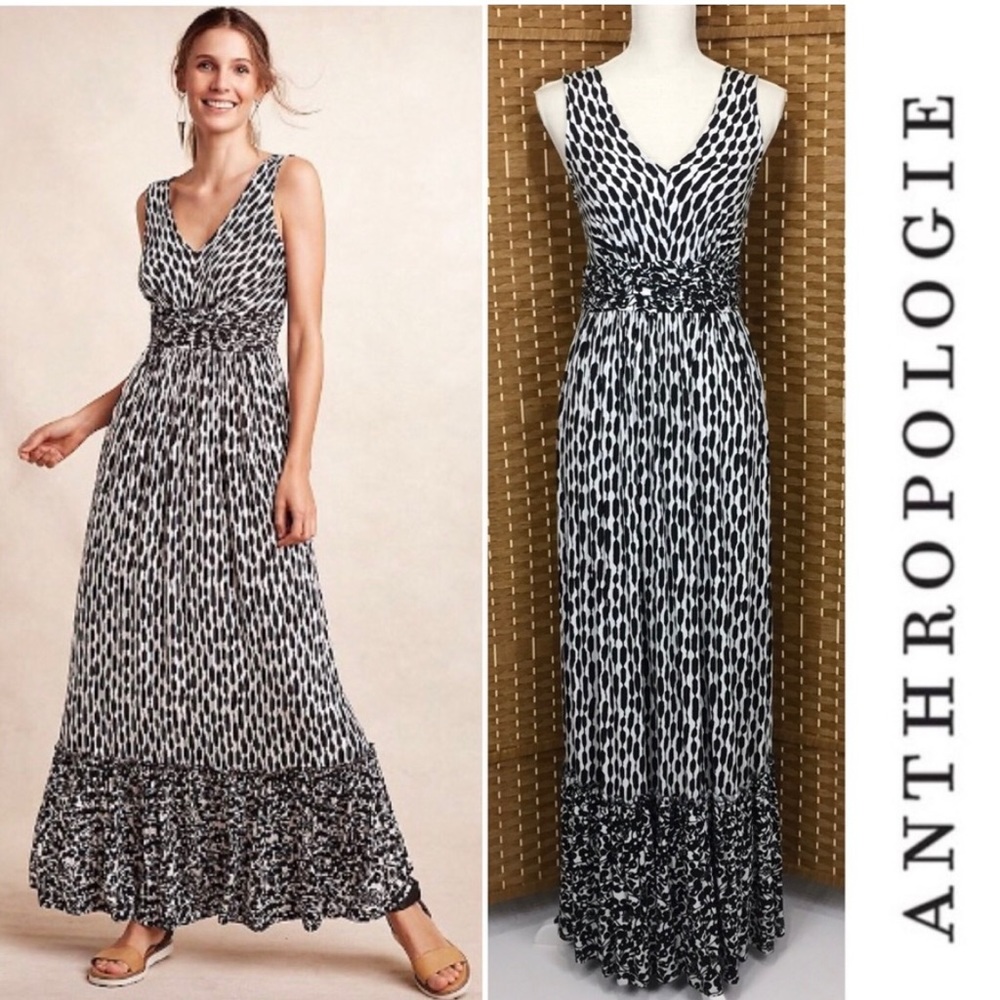 Anthropologie Plenty by Tracy Reese Seacoast Maxi Dress Sz L